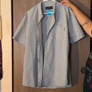 Grey men button down